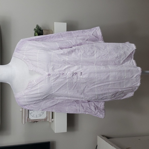 CJ Banks 3/4 Embroidered Sleeve Top - Picture 11 of 11